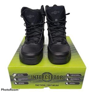 Interceptor Tactical Force Boots Steel Toe Safety